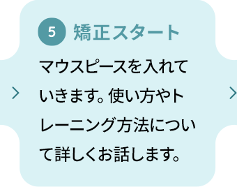 【矯正スタート】マウスピースを入れていきます。使い方やトレーニング方法について詳しくお話します。